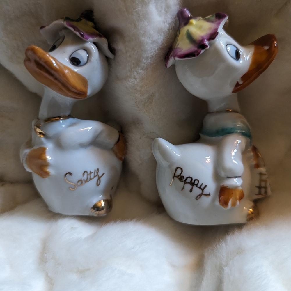 Vintage salt and pepper